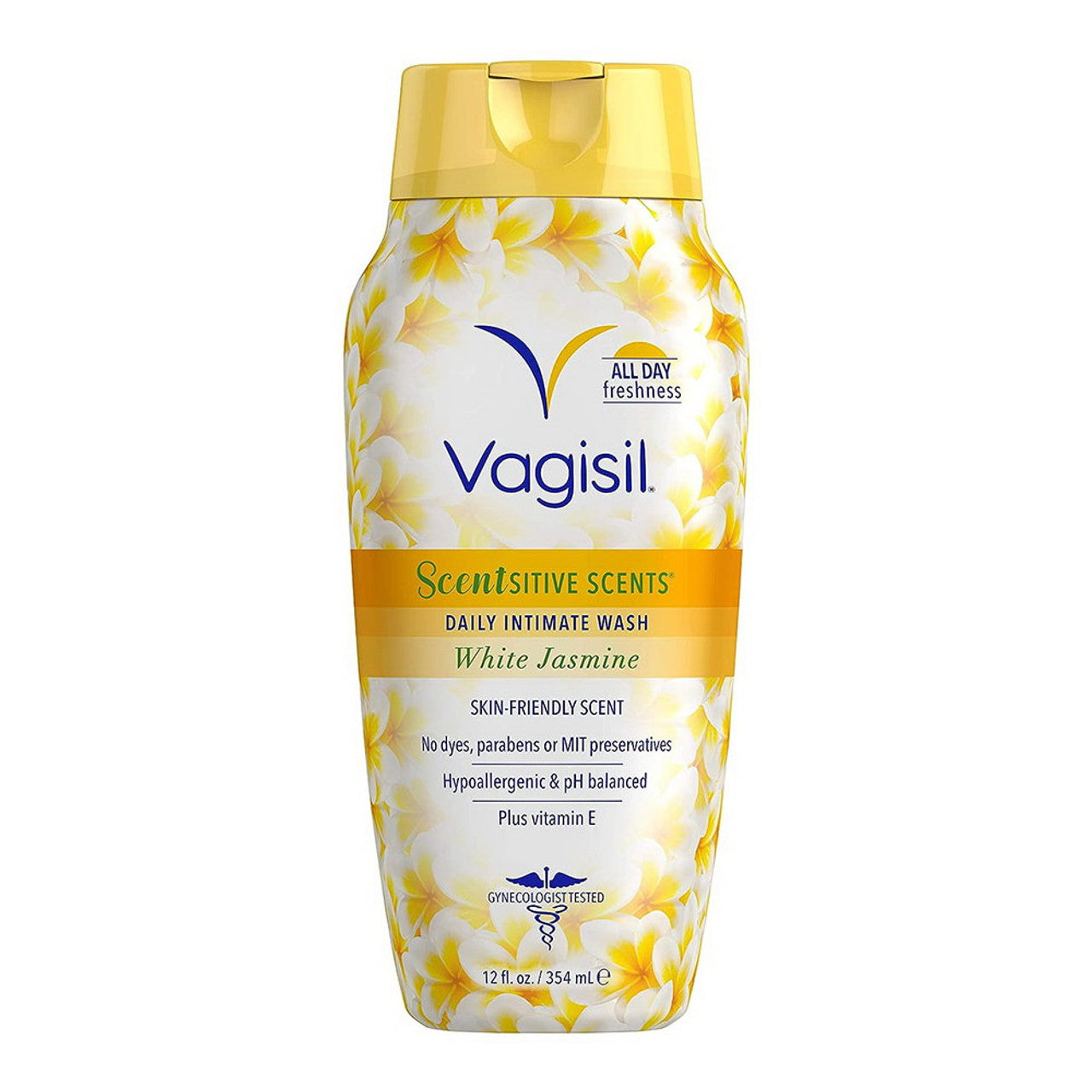 Vagisil Scentsitive Scents Daily Intimate Vaginal Wash With White Jasmine Scent, 12 Oz