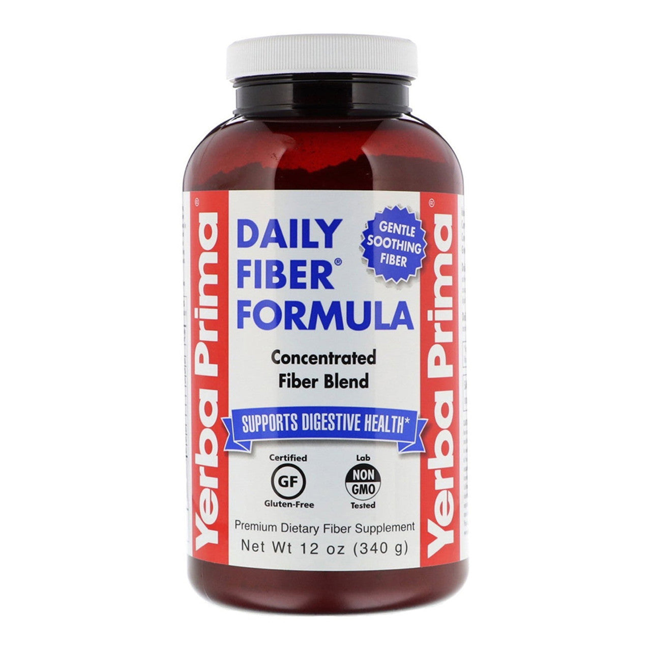 Yerba Prima Daily Fiber Capsules 180 Ea