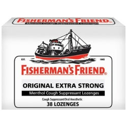 Fishermans Friend Original Extra Strong Lozenges, Menthol, 38 Count