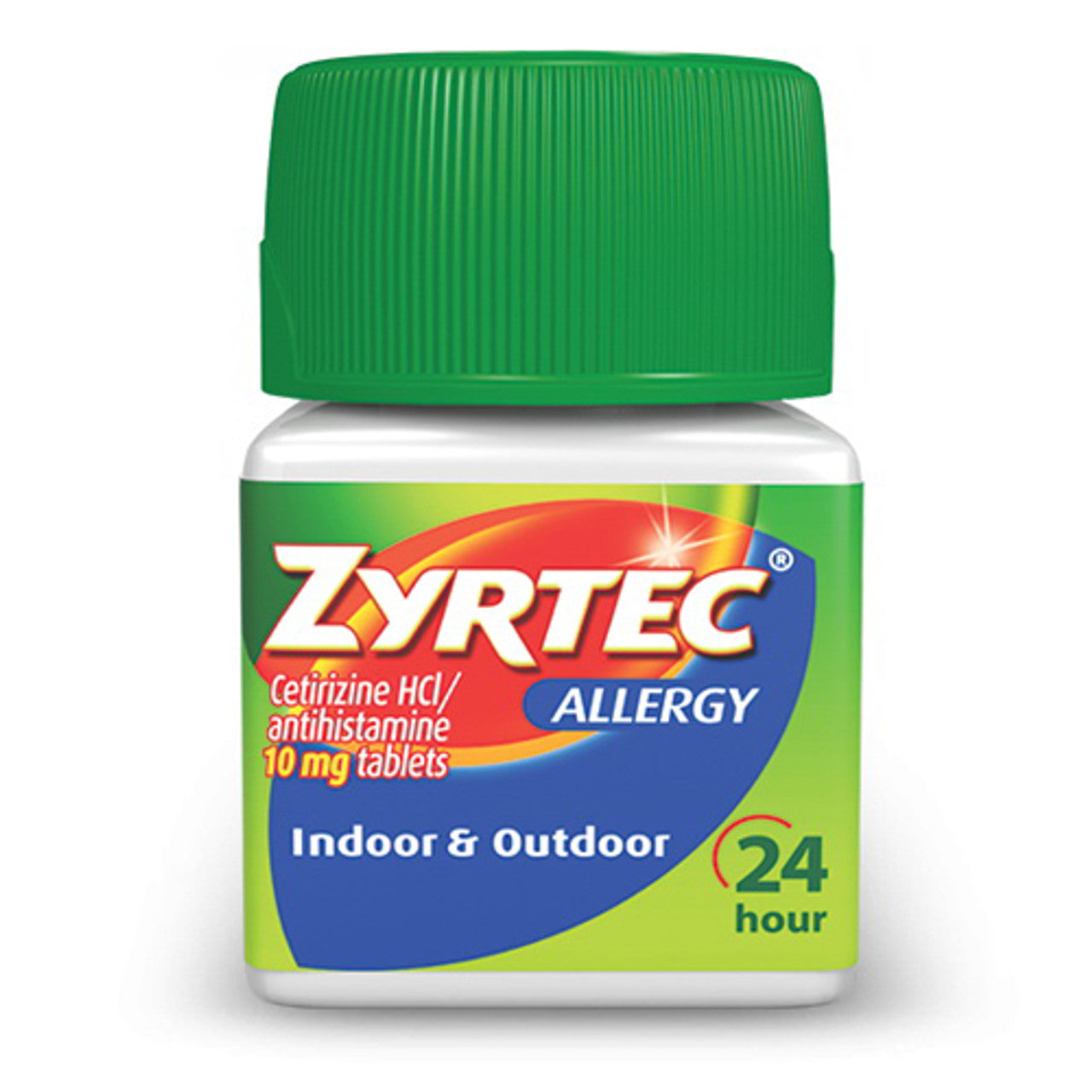 Zyrtec 24 Hour Allergy Dissolve Tablets with Cetirizine HCl Antihistamine, Citrus Flavored, 24 ct