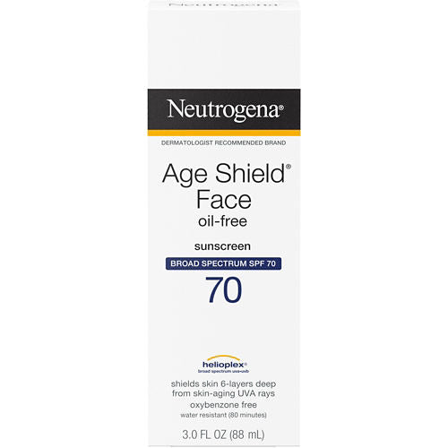 Neutrogena Age Shield Face Oil-Free Oxybenzone-Free Sunscreen Broad Spectrum SPF 70