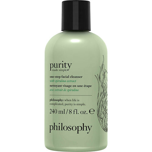 philosophy Purity Made Simple One Step Facial Cleanser with Spirulina Extract 8 oz.