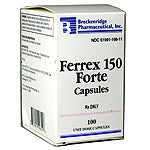BRECKENRIDGE FERREX 150 FORTE (ORG FORMULA) 10X10 CAPSULE