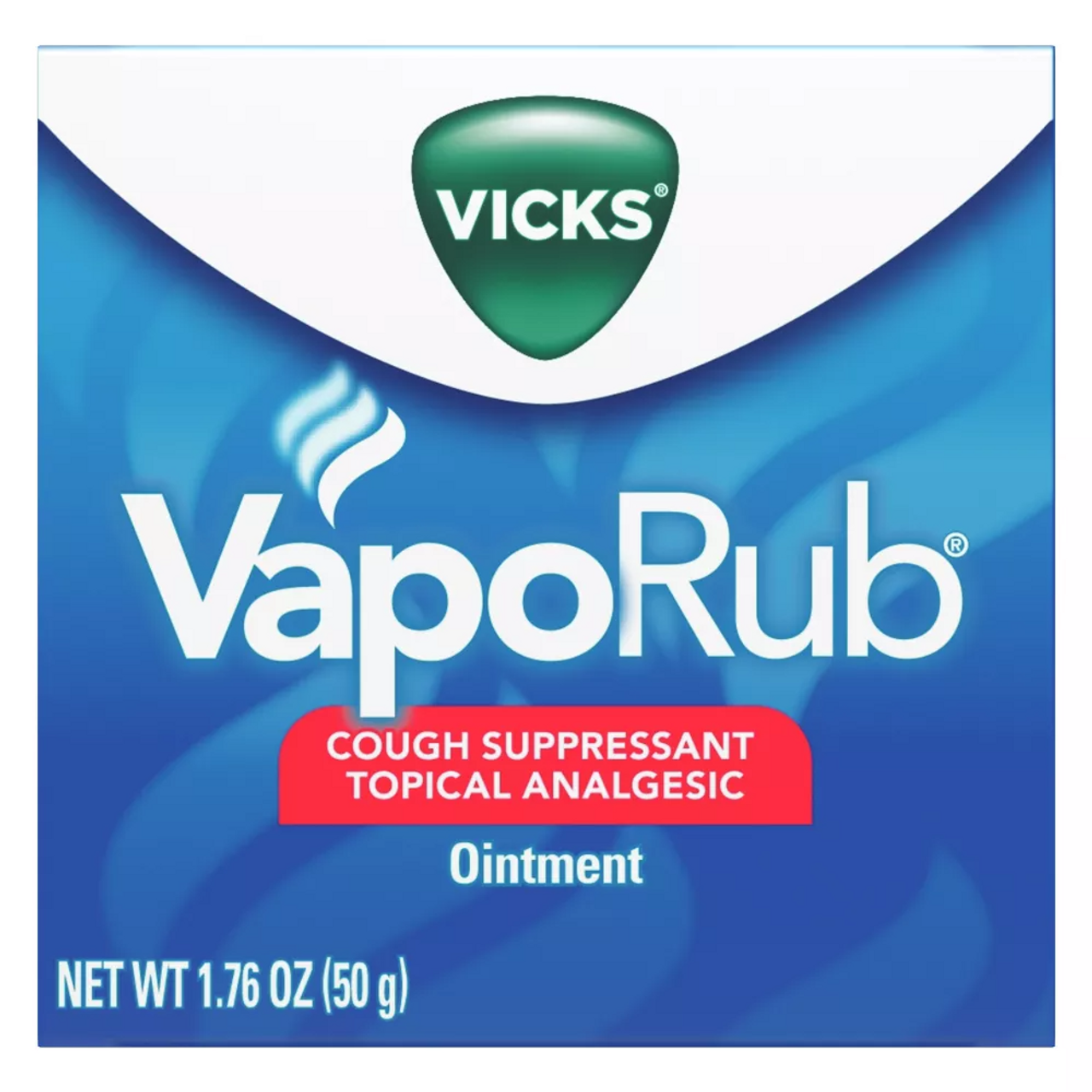Vicks Vaporub Soothing Cough Suppressant Tripical Analgesic Ointment, Lavender Scent, 1.76 oz