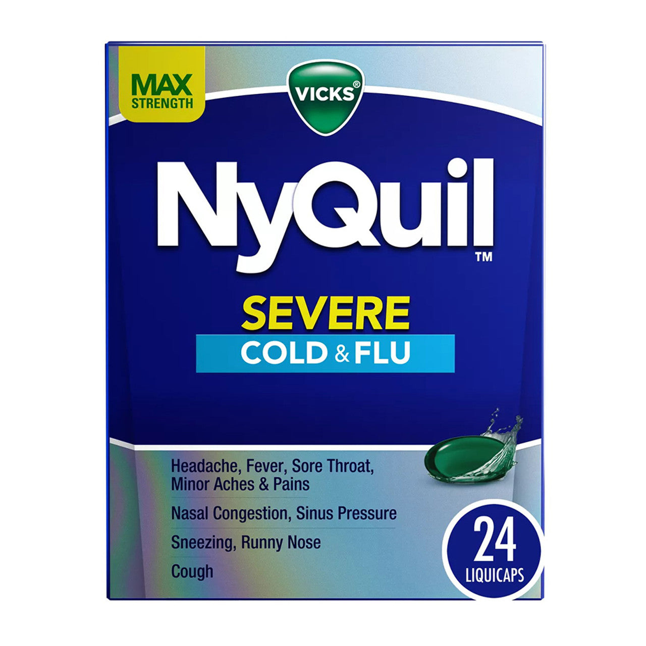 Vicks Sinex Daytime Congestion Max Strength LiquiCaps 24ct