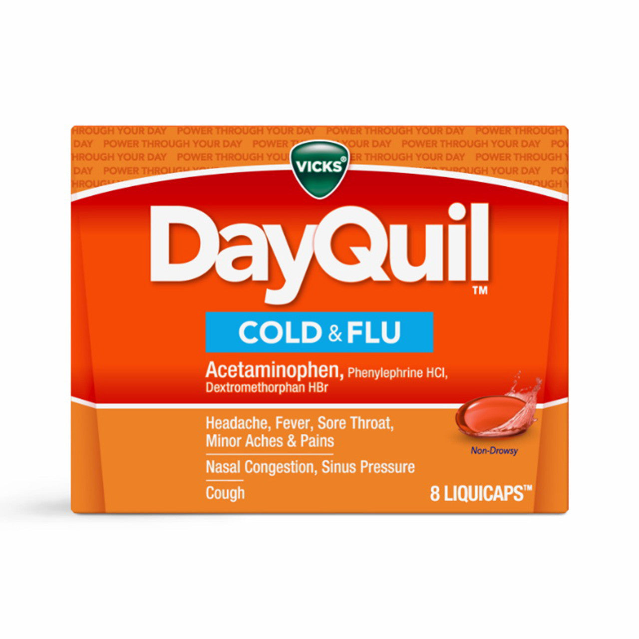 Vicks DayQuil Cough DM + Congestion Relief Liquid, 12 Oz