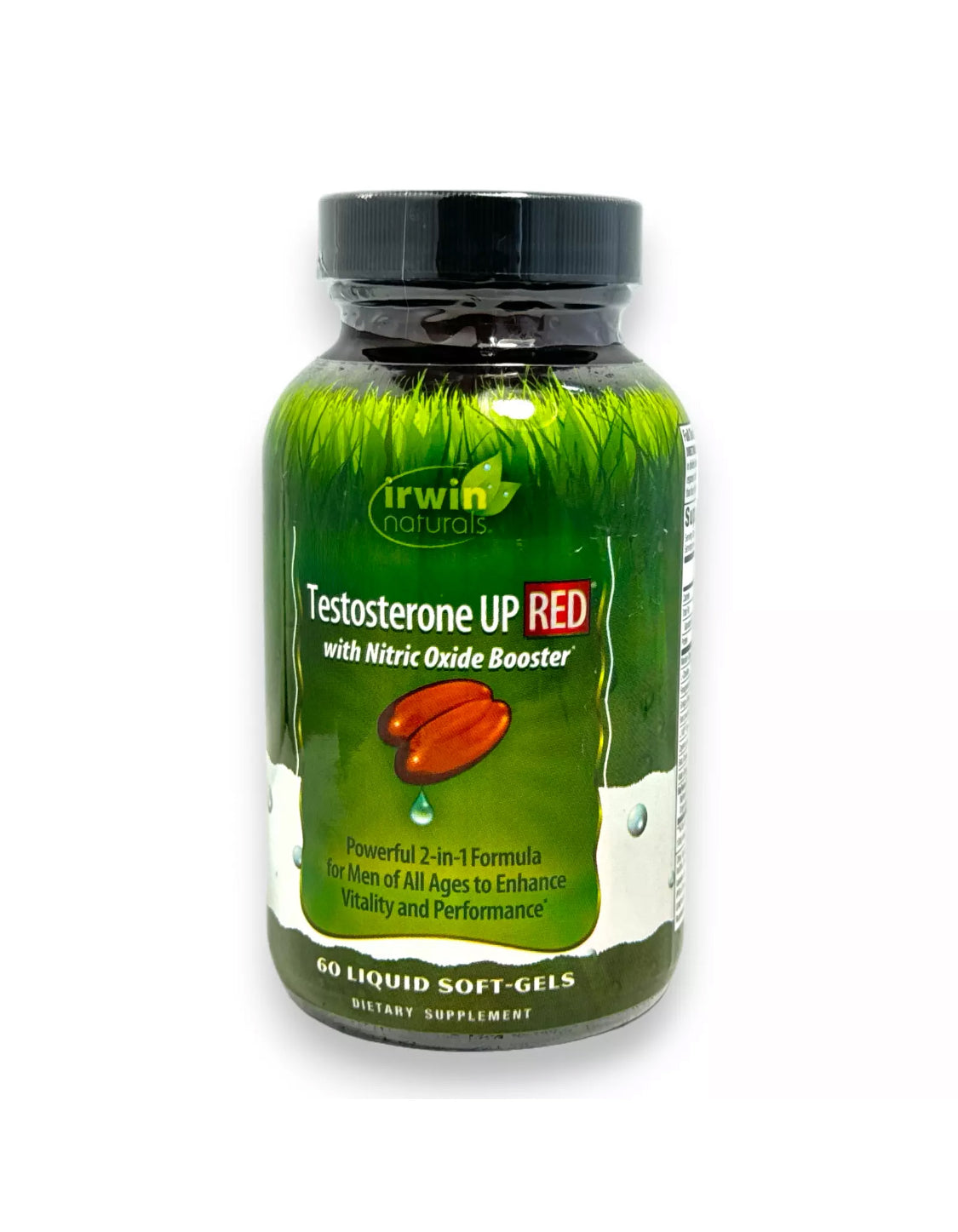 Irwin Naturals Testosterone UP RED With Nitric Oxide Booster -60 Softgels