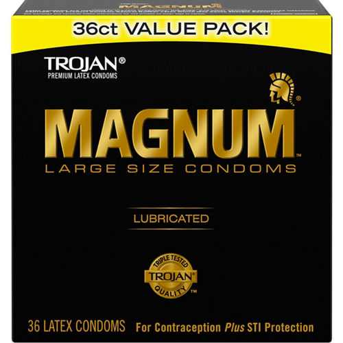 Trojan Magnum Lubricated Condom 3 ct.