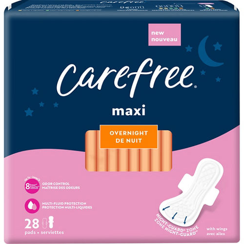 Carefree Ultra Thin Regular Pads with Wings, 28 ct.