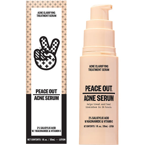 Peace Out Skincare Salicylic Acid Acne Treatment Serum 1 oz.