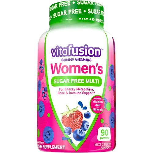 vitafusion women s sugar free daily multivitamin gummies 90 ct