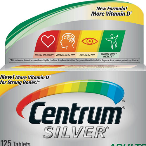 CENTRUM SILVER MULTIVITAMIN 125 CT