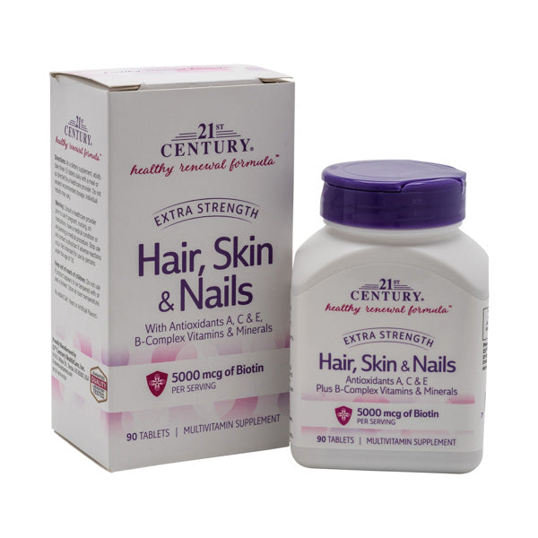 21ST CENTURY HAIR,SKIN & NAILS ADVANCED 90 TABLET
