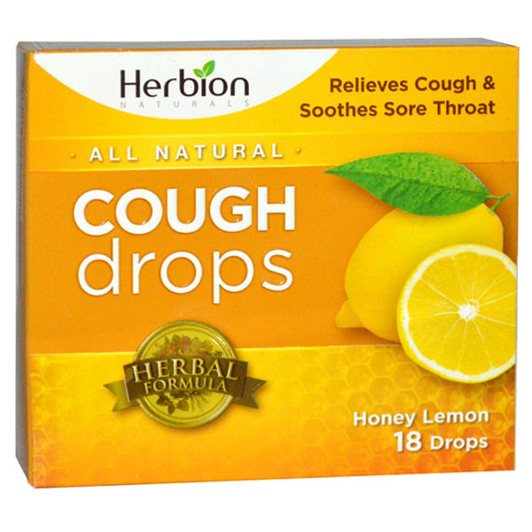 COUGH DROPS HONEY LEMON 18