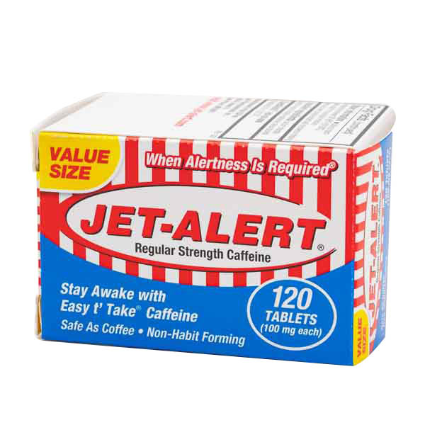 CAFFEINE 100MG JET ALERT 120