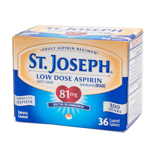 ASPIRIN 81MG SAFETY COATED 36