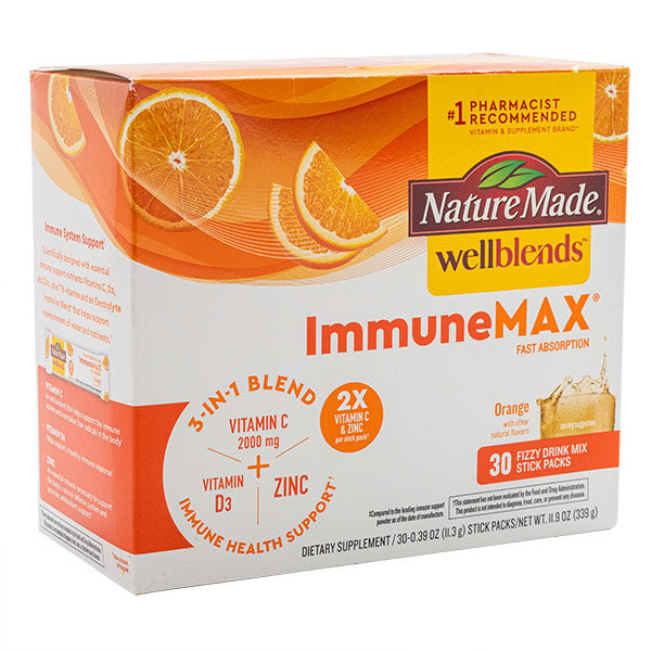 IMMUNE MAX FIZZY DRINK PACKS 30