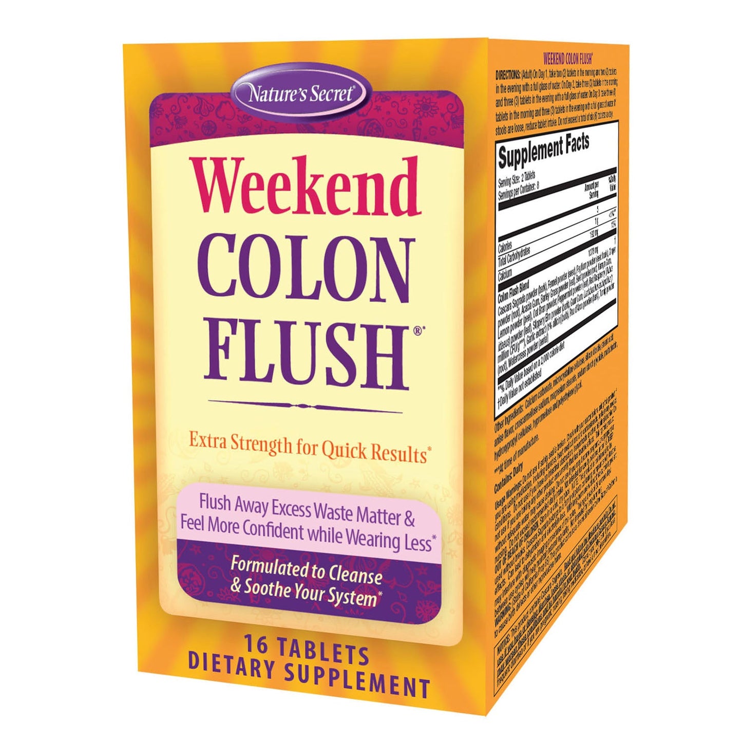 COLON FLUSH EXTRA STRENGTH 16