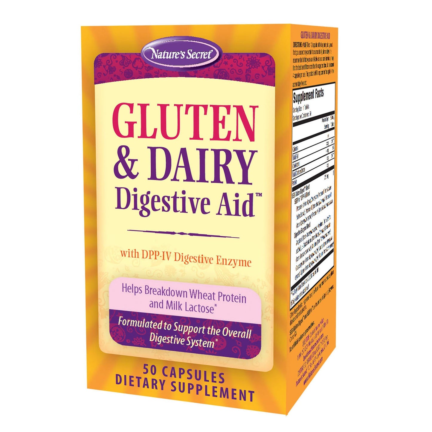GLUTEN & DAIRY DIGESTIVE AID 50