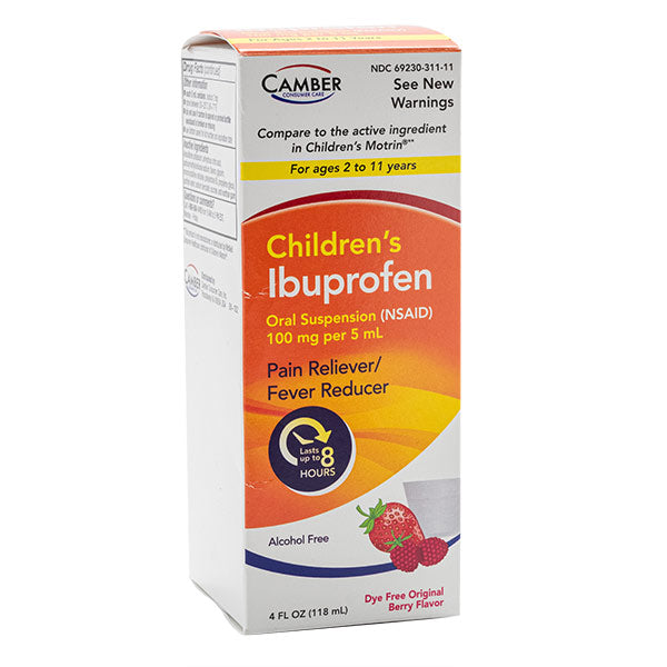 IBUPROFEN SUSP 100MG/5ML BERRY 4OZ