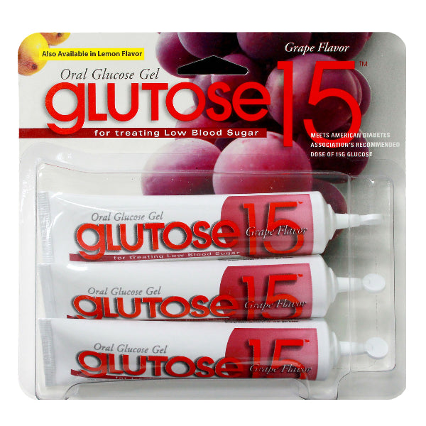 GLUCOSE GRAPE GEL 15MG 3X15G
