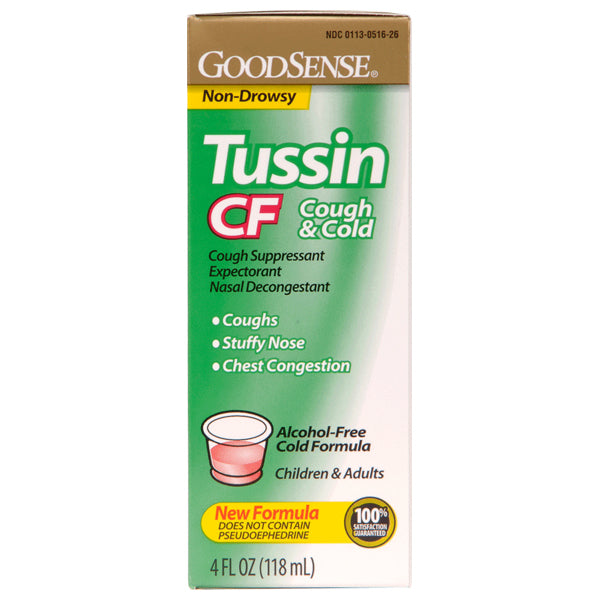 TUSSIN PE C/F -NEW FORMULA- 118ML