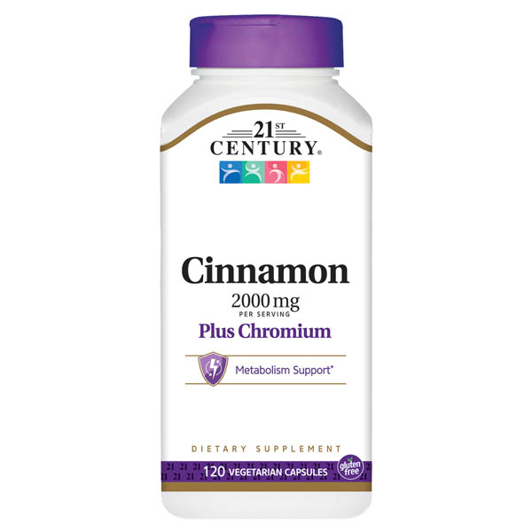 CINNAMON 2000MG PLUS CHROMIUM 120