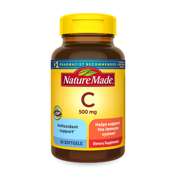 PHARMAVITE VITAMIN C 500MG 60 SOFT GEL