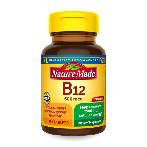 Nature Made Vitamin E Vitamins amin B-12 500MCG