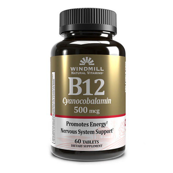 WINDMILL Vitamin B-12 500MCG 60 TABLET