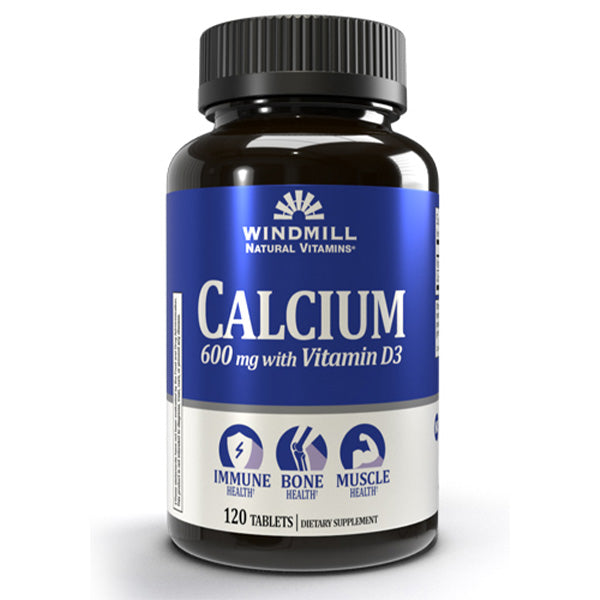 WINDMILL CALCIUM CARBONATE W/Vitamin D600MG 120 TABLET