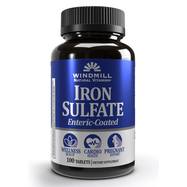 FERROUS SULFATE 65MG 100