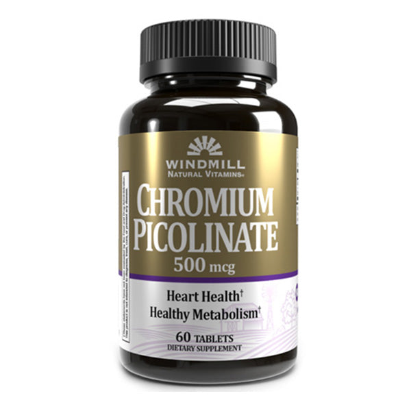 CHROMIUM PICOLINATE 500MCG TAB 60