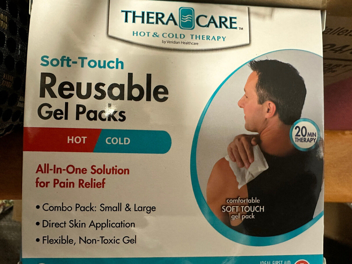 THERA CARE Hot & Cold Reusable 2 per box Gel Pack - Hot/Cold