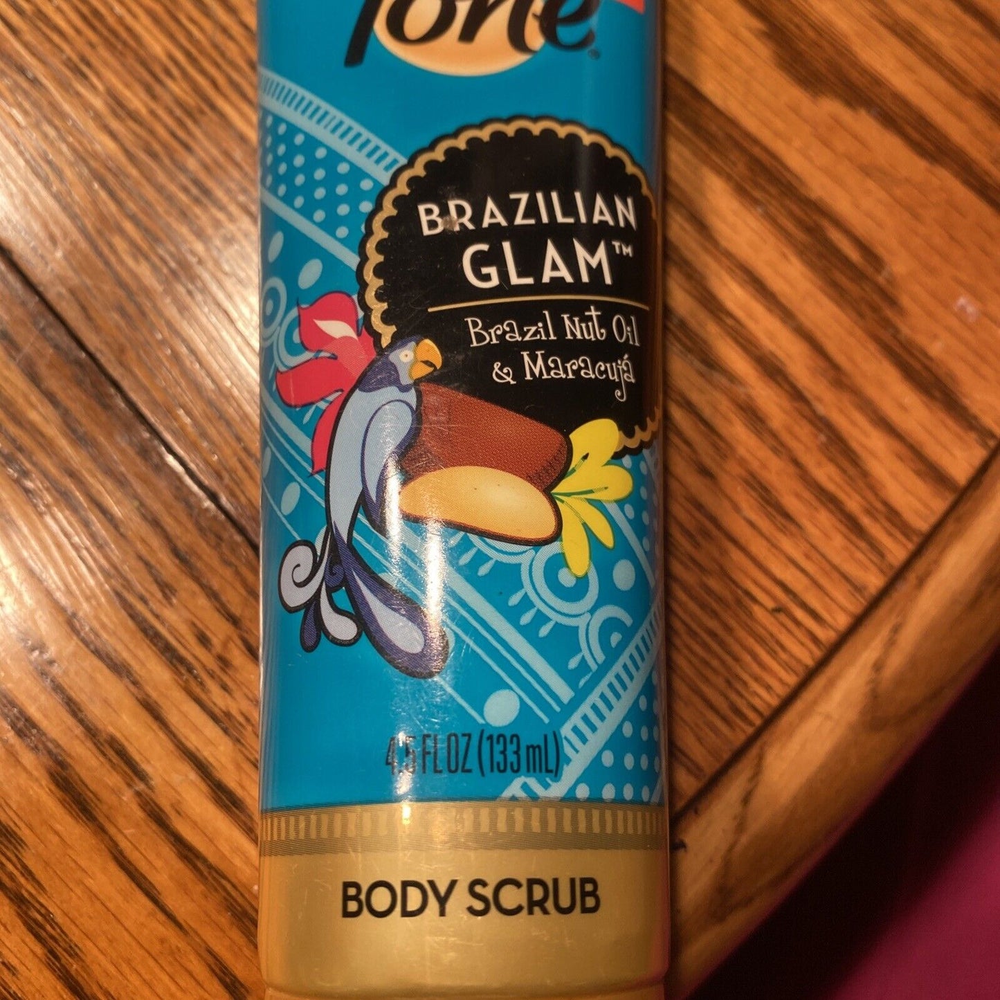3 Tone Brazilian Glam Body Scrub Exfoliate Nourish Brazil Oil Maracuja 4.5 oz