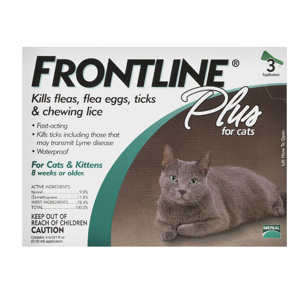 FRONTLINE PLS 3MOS CAT OTC 3
