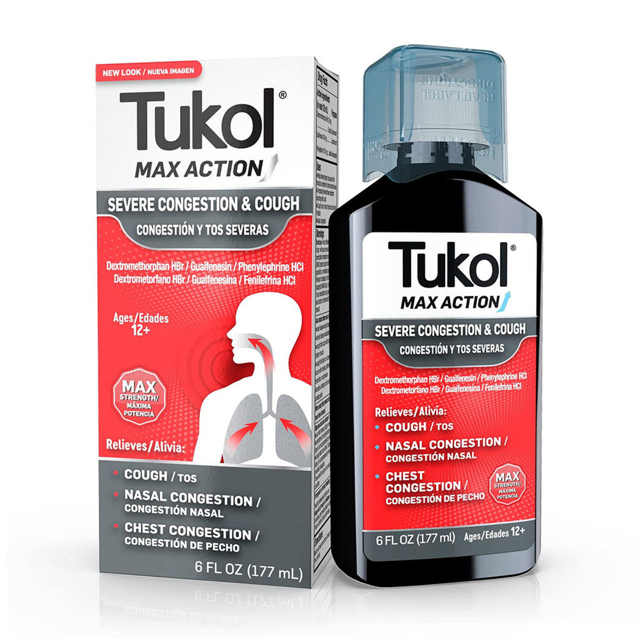 TUKOL Max Severe Cough and Congestion 6 Oz