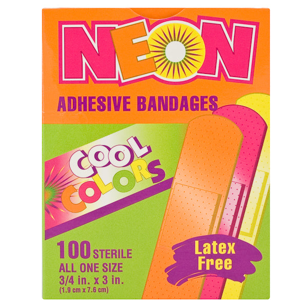BANDAGE NEON COLORS 3/4X3 100