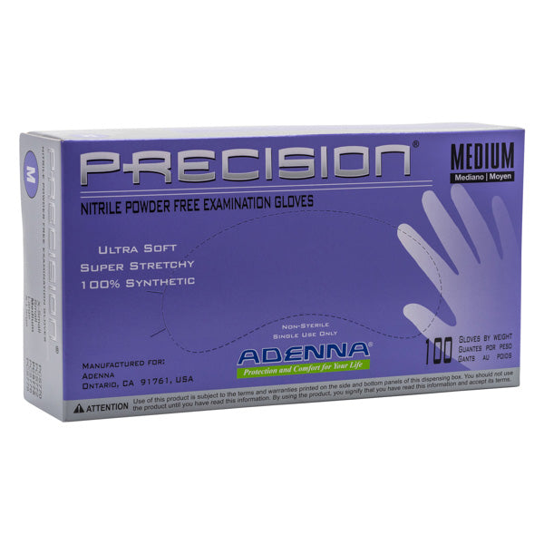 GLOVE EXAM NITRILE P/F MEDIUM 100