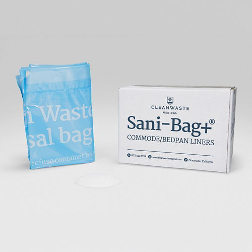 Cleanwaste Medical-Sani Bag Commode Liner with Microban 10 pack