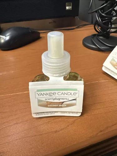 yankee candle scent plug in refill coconut beach fragrance oil air freshener
