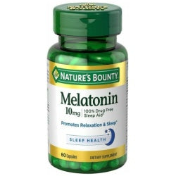 Nature's Bounty Melatonin 10mg Capsules, 60 Count