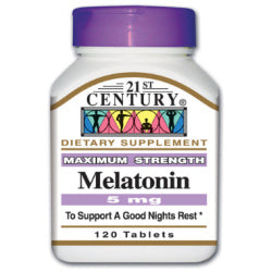 21st Century, Melatonin, 5 Mg, 120 Tablets