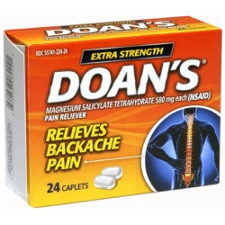 Doans Extra Strength Pain Reliever, 24 caplets