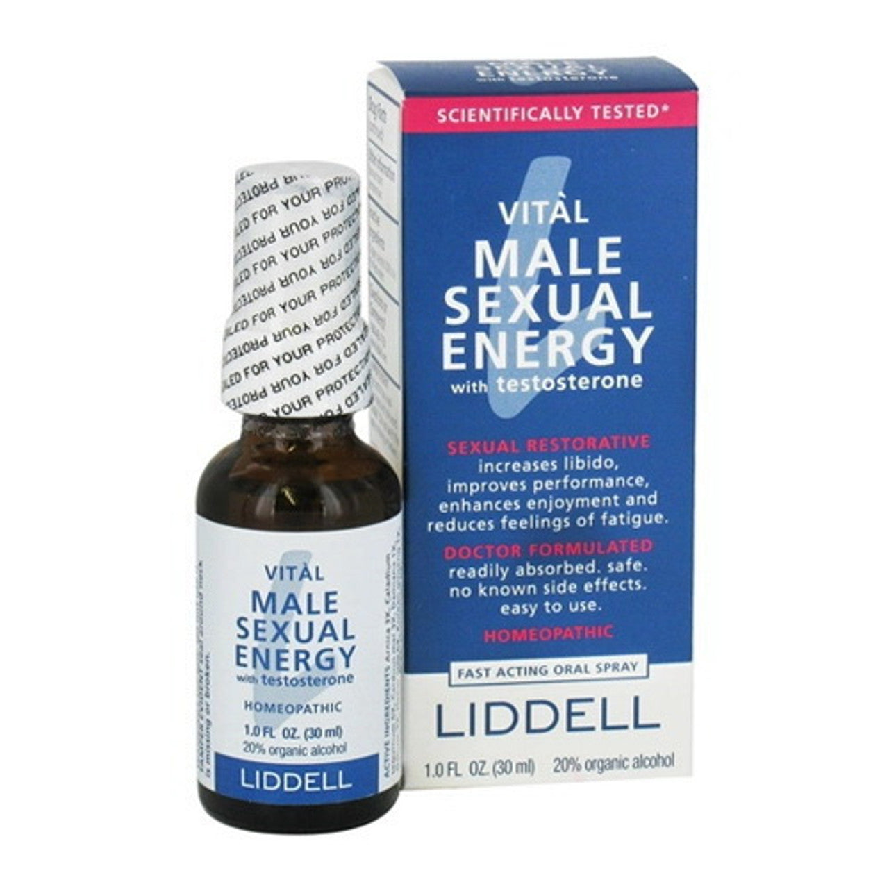 Liddell Laboratories Vitamins al Male Sexual Energy Homeopathic Oral Spray - 1 Oz