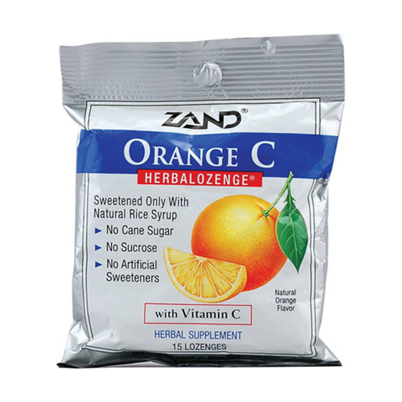 Zand Orange C Herbalozenge With Vitamin C 15 Ea
