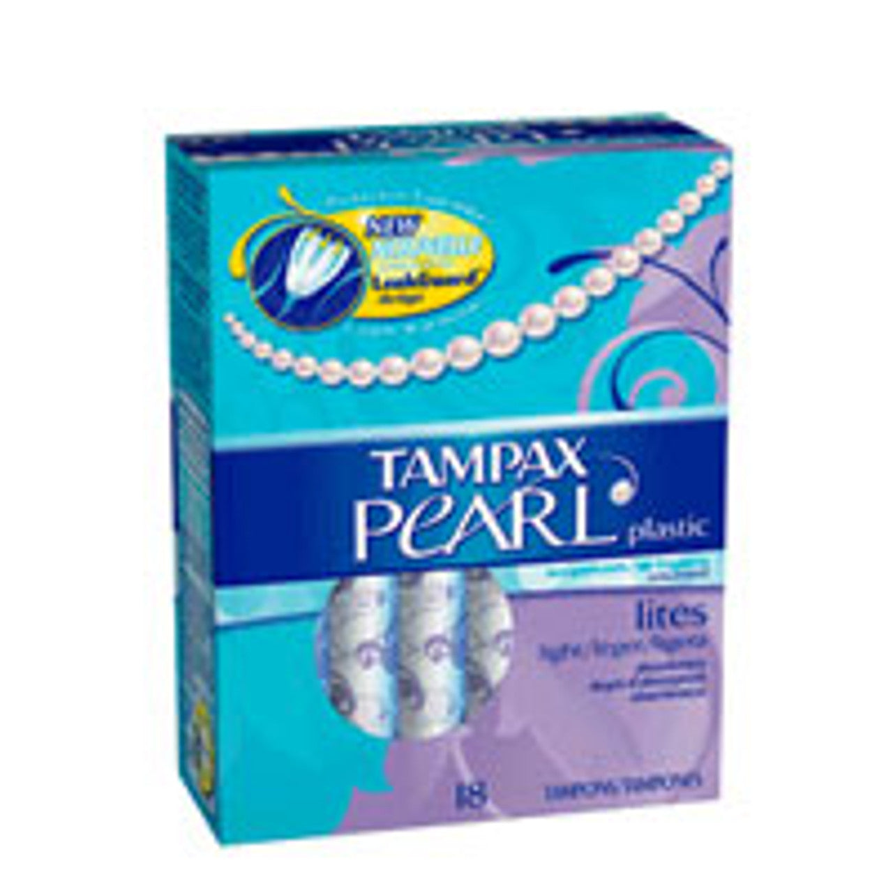 Tampax Pearl Lites Tampons With Plastic Applicator 18 Ea