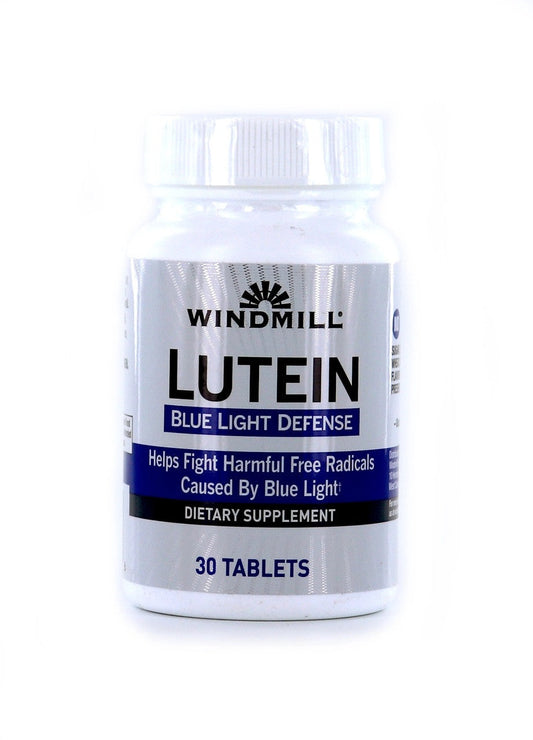 Windmill Lutein Blue Light Defense Tablets for Eye Health, 30 Ea