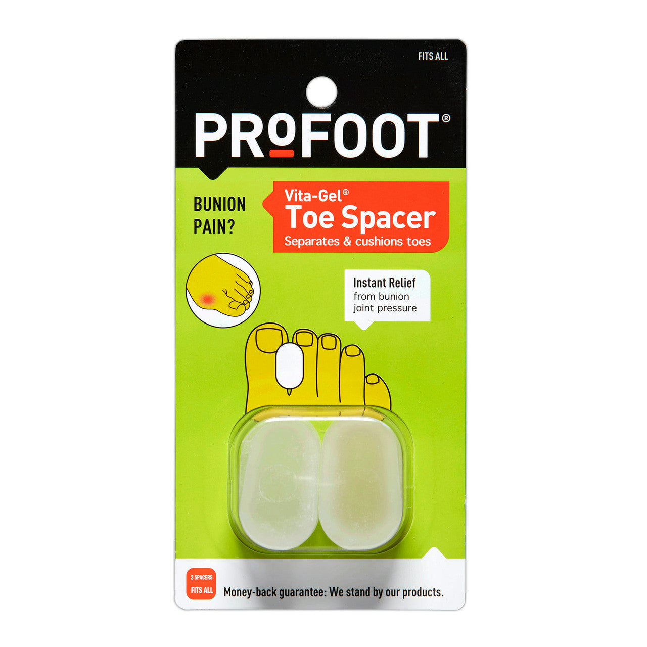 Profoot Yogasole Insole Size 6 to 10 Yoga Mat Insoles For Women, 1 Pair