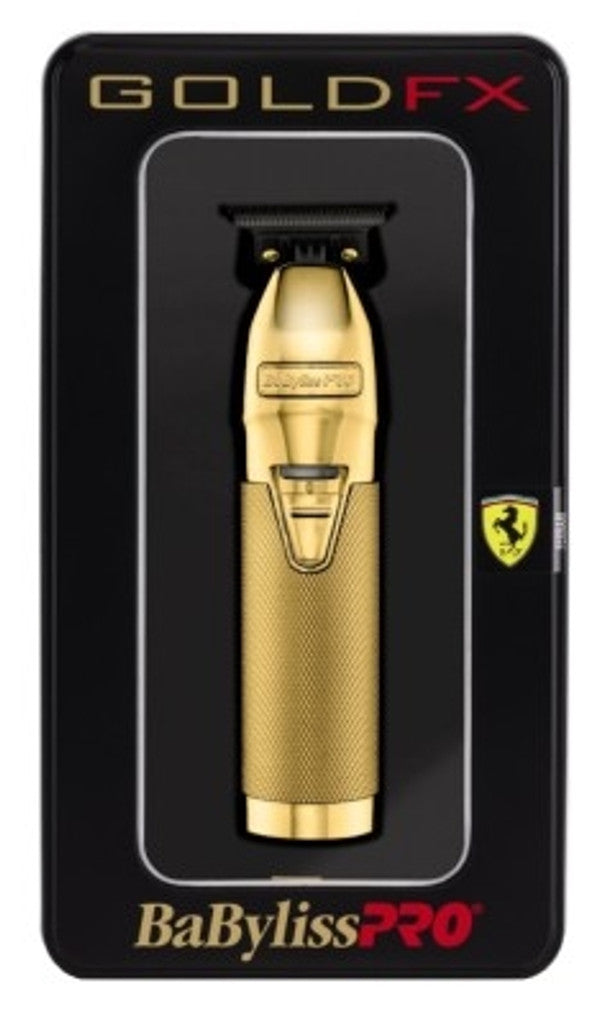 BL Babyliss Pro Fx Trimmer Gold Titanium Adjustable T-Blade